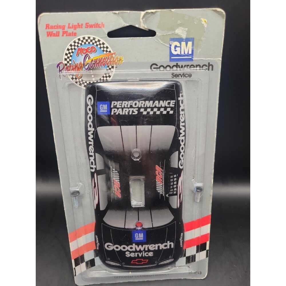 Nascar Dale Earnhardt GM Goodwrench Service #3 Metal Light Switch Wall Plate New